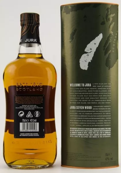 Isle of Jura Seven Wood ... 1x 0,7 Ltr. Isle of Jura Seven Wood ... 1x 0,7 Ltr.